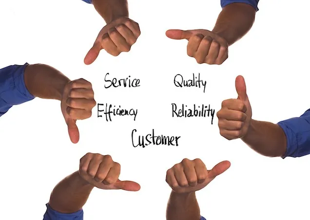 customer service diagram